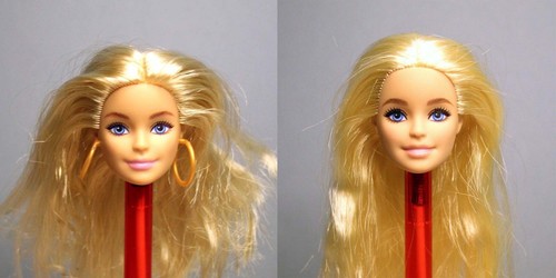 Due teste originali - due, barbie