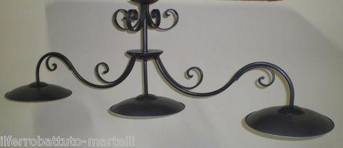 Lampadario bilancia ferro - lampadario,