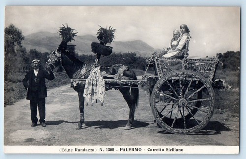 Cartolina italia siciliana - cartolina,