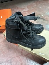 NIKE AIR FORCE 1 HI SWAT S.W.A.T. BLACK STEEL TOE  SECURITY SZ 11 US 45 EU