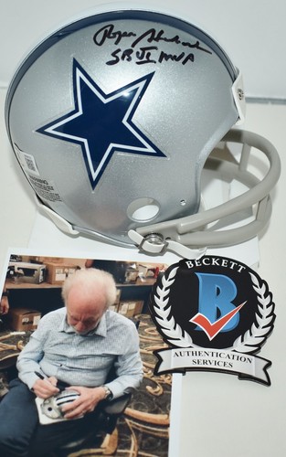 Roger staubach autographed - autographed, 2