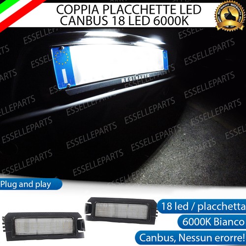 Coppia placchette led luci - a,