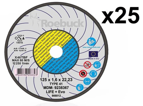Set dischi taglio 125 - 25,