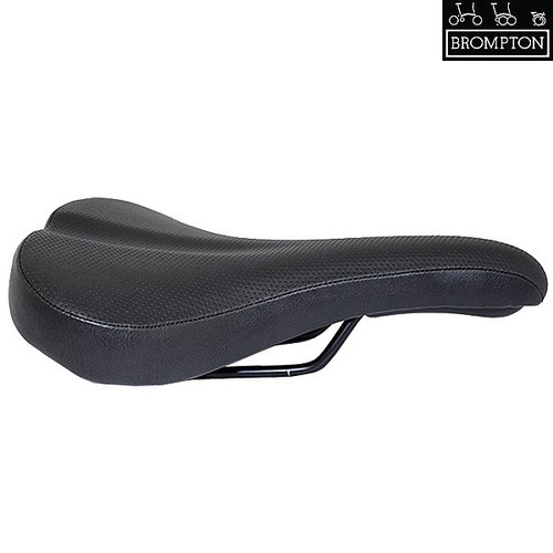 Sella brompton nera con guide - sella,