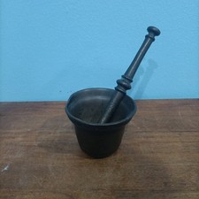 ANTICO MORTAIO BRONZO RAME FARMACIA CUCINA PESTELLO OGGETTO ARTE VINTAGE UNICO