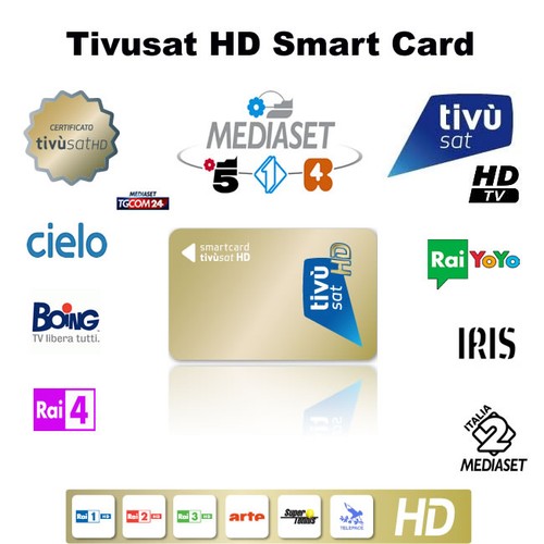 Smart card tivusat gold - card, hd
