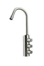 Rubinetto miscelatore tre vie INOX  basso erogatori sottobanco impianti osmosi