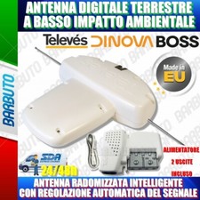 ANTENNA DIGINOVA BOSS MIX LTE 32dB TELEVES 144223 + ALIMENTATORE 2 OUT 579401
