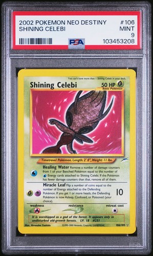 Psa shining celebi 106 105 - 9,