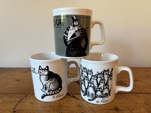 Set tazze gatto artigianali - gatto,