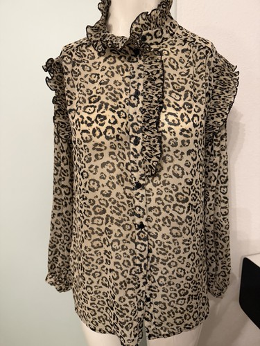 Camicia chiffon con volant - camicia,