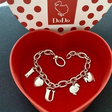 Dodo Pomellato Bracciale Argento I Love You Lady Lettera I Cuore U San Valentino