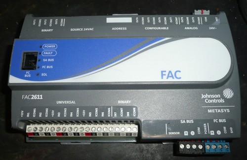 Johnson controls fac2611 - johnson,