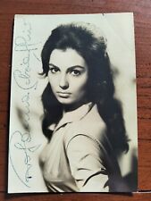 1960 FOTOGRAFIA AUTOGRAFA ATTRICE ROSANNA SCHIAFFINO