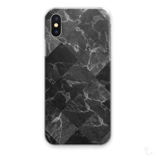 Custodia telefono marmo nero - custodia,