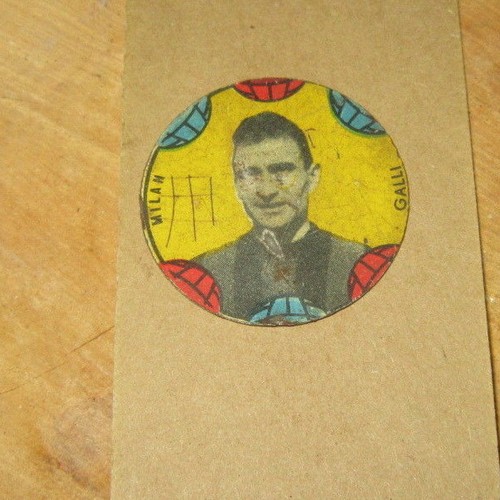 Figurina calcio gettone - calcio,
