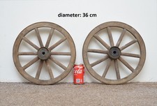 2x Vintage Vecchio Carrello in