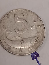 Moneta 5 lire anno 1953 rara