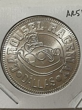 Dallas, TX, Carousel Raceway, gettone divertimento