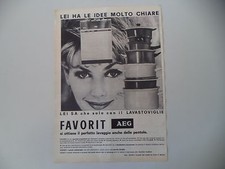 advertising Pubblicità 1966 LAVASTOVIGLIE AEG FAVORIT