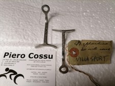 LEVA CHIODI VILLA SPORT BICI CORSA ACCIAIO CROMATO D'EPOCA  1 coppia