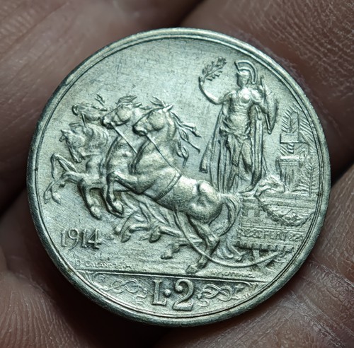 Regno italia lire 1914 - regno,
