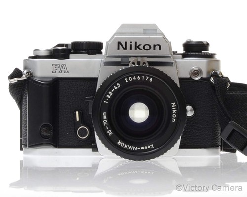 Nikon chrome camera body - body, w/