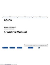 Denon PMA-1520AE Ricevitore