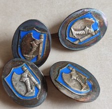 GEMELLI GAMBA DI FERRO REGIA AERONAUTICA AVIAZIONE SPAGNA VOLONTARIO BOTTO AEREO