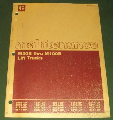 Caterpillar m30b m40b m50b - caterpillar,