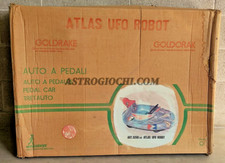 AMPATOYS CAR PEDAL GOLDRAKE GOLDORAK GRENDIZER VINTAGE 1978 NEW IN BOX VERY RARE