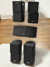 5 altoparlanti premium Bose Jewel Cube come nuovi neri a colori suono Bose