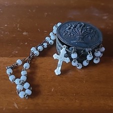 Rosario antico con custodia in