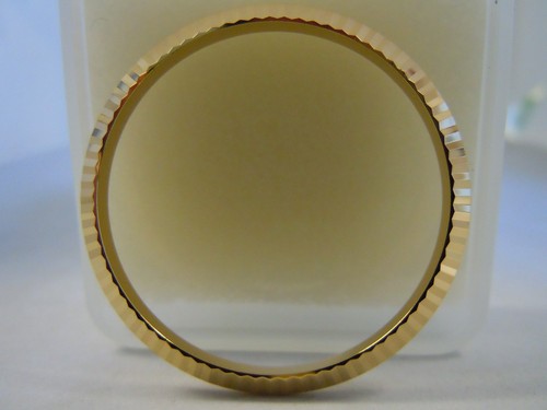 Lunetta scanalata oro - , giallo