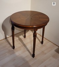 TAVOLINO ROTONDO IN LEGNO DI