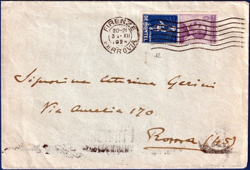 Regno 1924 lettera resa - regno,