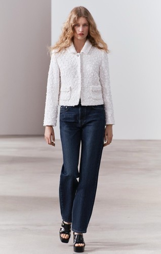 Giacca blazer ritagliata