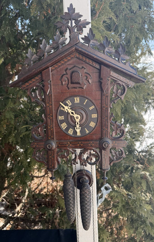 Antico orologio cucù - orologio,