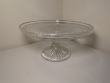 Centrotavola buffet tavolo pranzo porta torta stile cristallo taglio vetro 