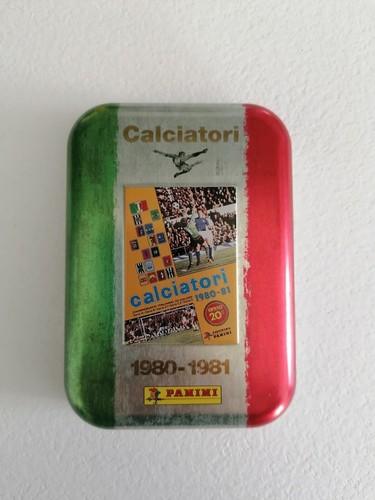 Tin box figurine calciatori - tin,