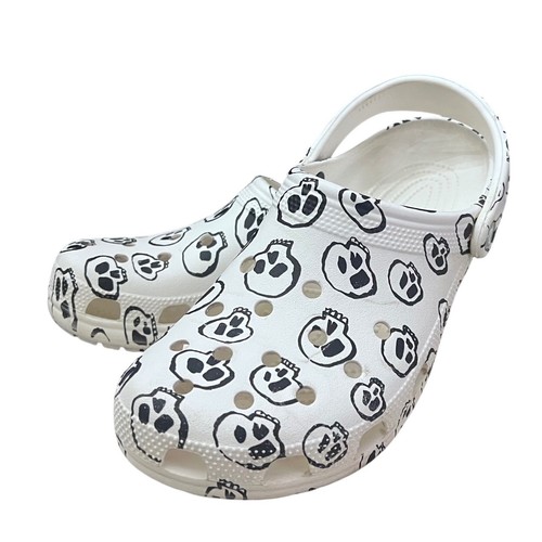 Zoccoli crocs bianchi - crocs, stampa