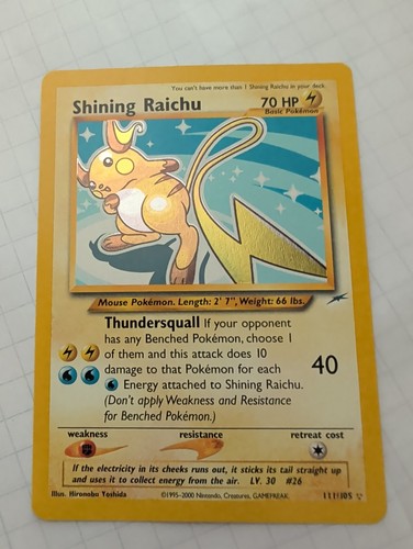 Pokemon shining raichu 111 - raichu,