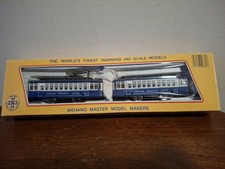 MEHANO United Transit Lines # 50 trolley con occhiali + manichino HO Made in Jugoslavia