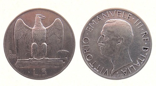 Rara lire 1928 1 rosetta - lire,