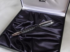 Montblanc Starwalker penna stilografica metallo gomma 14K M pennino