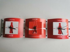 WORLD TIME TRIS OROLOGI DA MURO VINTAGE - SLAMP PER SOCIB COCA COLA