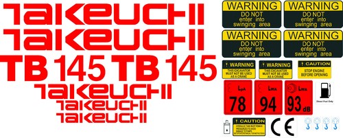 Takeuchi tb145 mini escavatore - takeuchi,