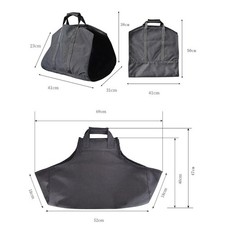Borsa porta legna da ardere in
