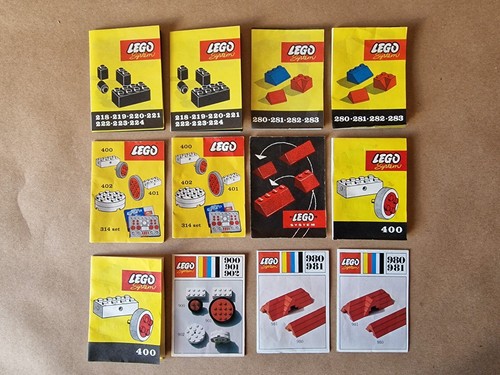 Lotto istruzioni lego vintage - lego,