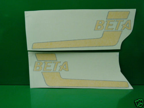 Beta 125 cross serie - beta, adesivi